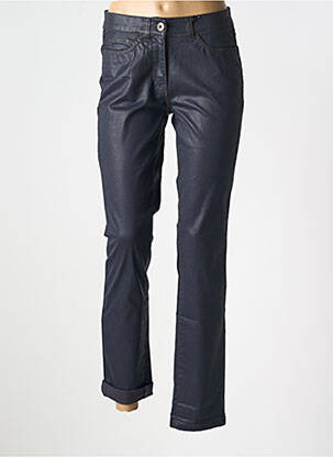 Pantalon slim țesătură acoperită mărime normală albastru GERKE MY PANTS femeie