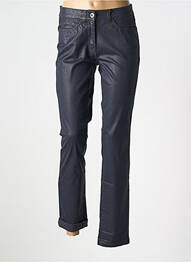 Pantalon slim țesătură acoperită mărime normală albastru GERKE MY PANTS femme