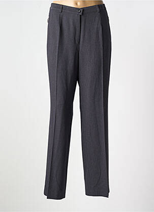 Pantalon drept talie cu cleme talie înaltă gri GERKE MY PANTS femeie