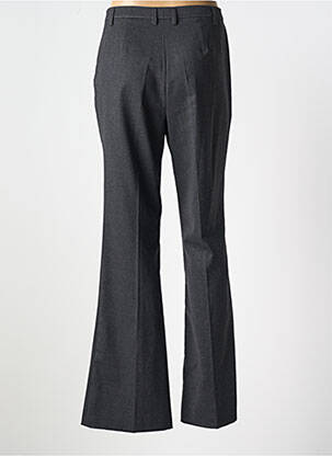 Pantalon evazat talie cu cleme talie înaltă gri HUCKE WOMAN femeie