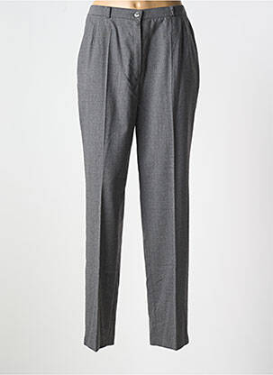 Pantalon drept croială morcov talie înaltă gri HUCKE WOMAN femeie