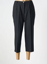 Pantalon trei sferturi talie înaltă talie înaltă negru HUCKE WOMAN femme