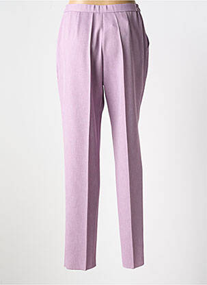 Pantalon drept talie elastică mărime normală violet KARTING femeie