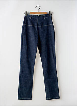 Pantalon slim albastru UN POINT C EST TOUT femeie