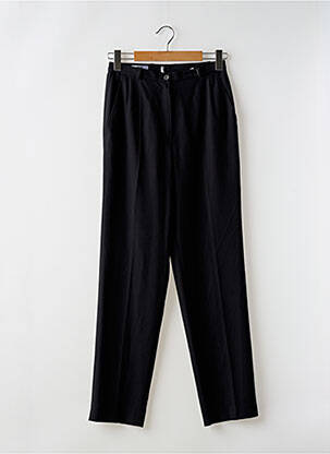 Pantalon slim țesătură poplin mărime normală negru HUCKE WOMAN femeie