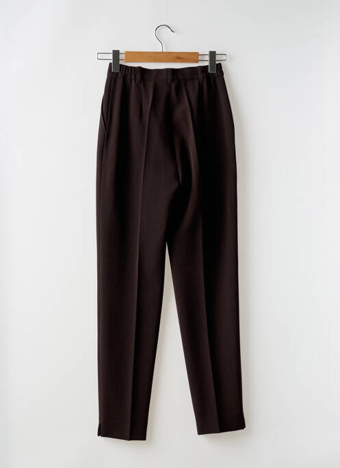 Pantalon slim maro PAUSE CAFE femeie