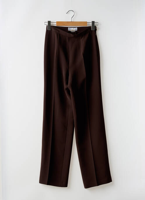 Pantalon drept maro FEDORA femeie