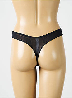 Tanga efect material satinat verde PRIMADONNA femeie