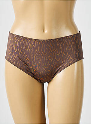 Chilot țesătură satinată maro PRIMA DONNA femme