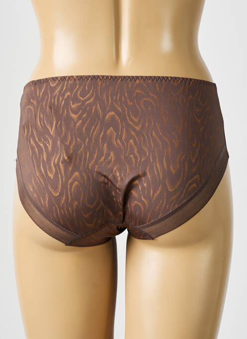 Chilot țesătură satinată maro PRIMA DONNA femme