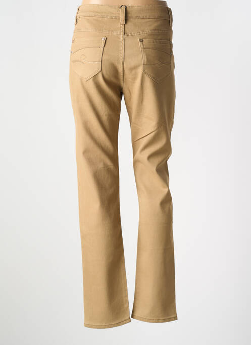 Blugi cu croială slim bej X-MAX femeie