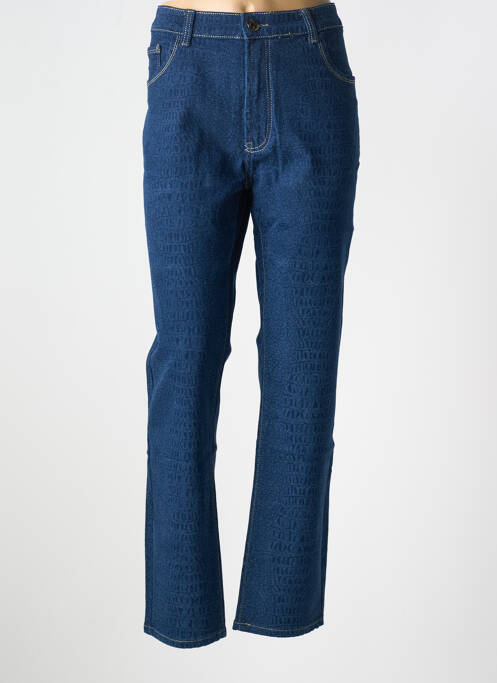 Blugi cu croială slim albastru X-MAX femeie