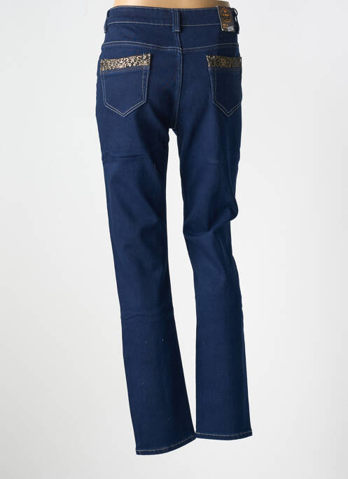 Blugi cu croială slim albastru X-MAX femeie