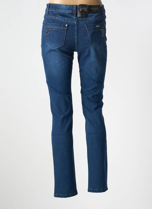 Blugi cu croială slim albastru X-MAX femeie