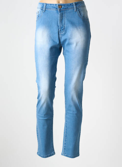 Blugi cu croială slim albastru #144894 femeie