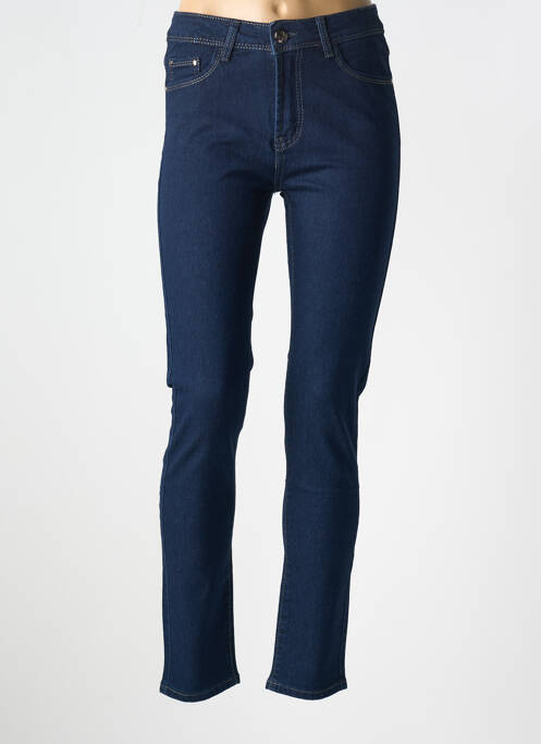 Blugi cu croială slim albastru X-MAX femeie