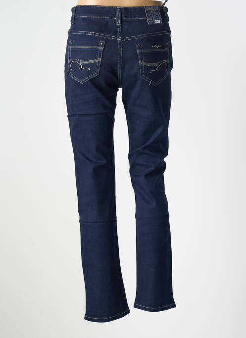 Blugi cu croială slim albastru X-MAX femeie