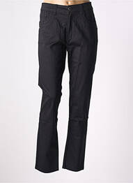 Pantalon drept elasticitate mărime normală negru X-MAX femme