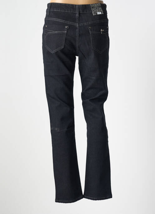 Blugi cu croială dreaptă negru X-MAX femeie