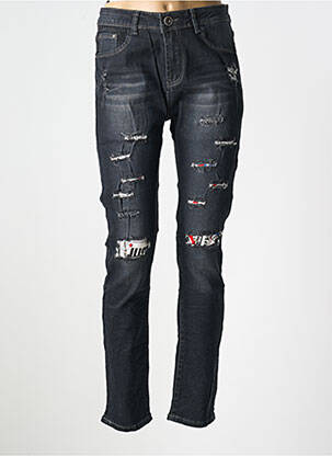 Blugi cu croială slim gri X-MAX femeie