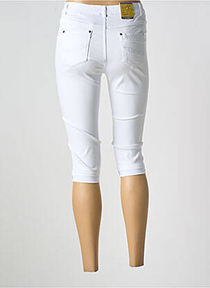 Pantalon trei sferturi buzunare alb X-MAX femeie