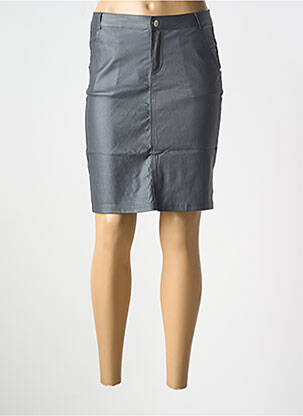 Fustă midi gri X-MAX femeie