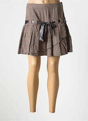 Fustă scurtă maro VUE SUR MER femeie