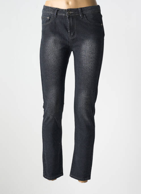 Blugi cu croială slim gri X-MAX femeie