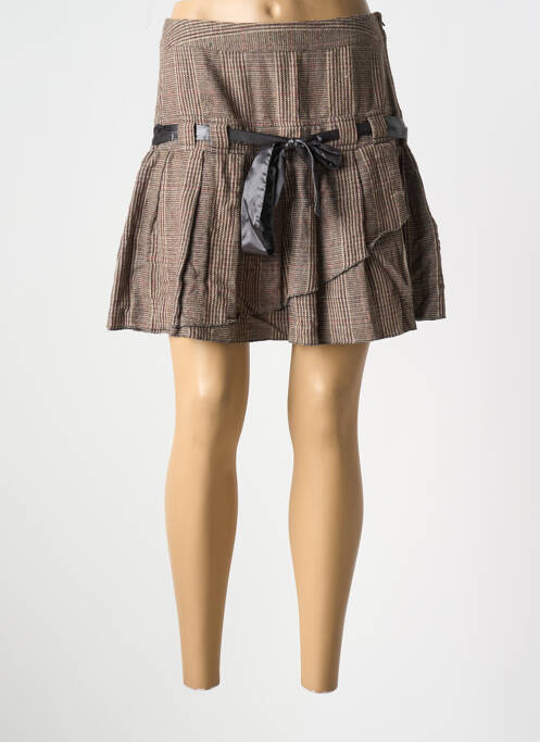 Fustă scurtă maro VUE SUR MER femeie