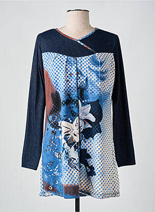 Tunică mâneci lungi albastru S.QUISE femeie