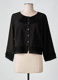 Jachete casual guler rotund negru S.QUISE femme