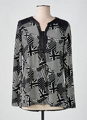 Tricou mâneci lungi mâneci lungi negru S.QUISE femeie
