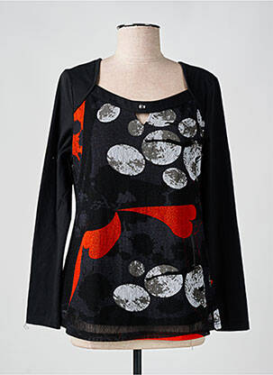 Top negru S.QUISE femeie