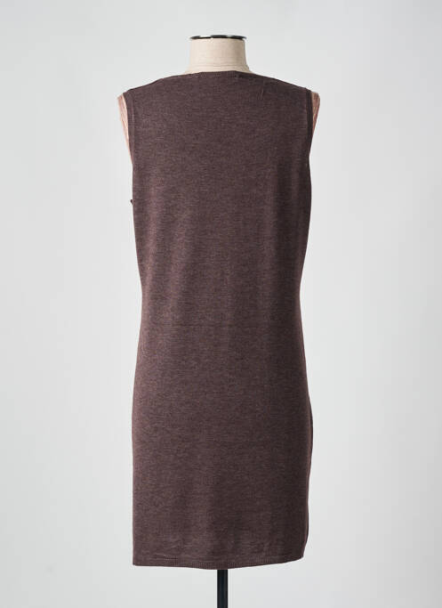 Rochie pulover maro PLACE À PART femeie