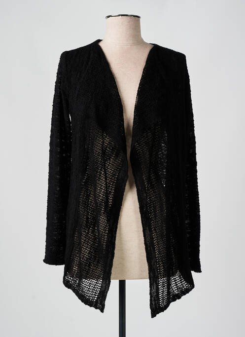 Vestă cu mâneci lungi negru DUGER femeie