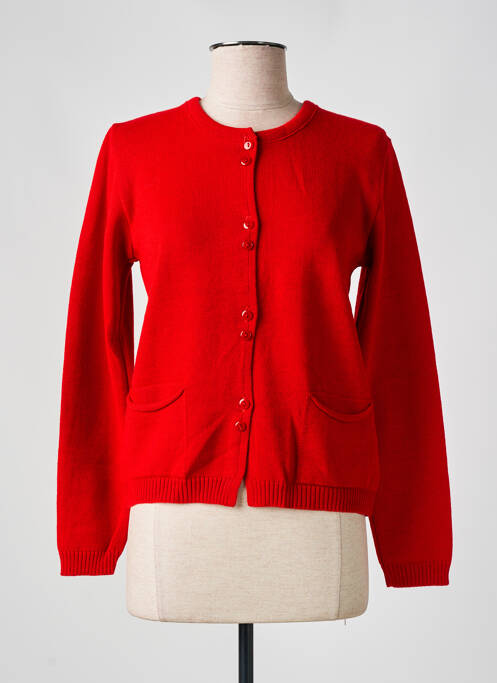 Vestă cu mâneci lungi roșu DUGER femeie