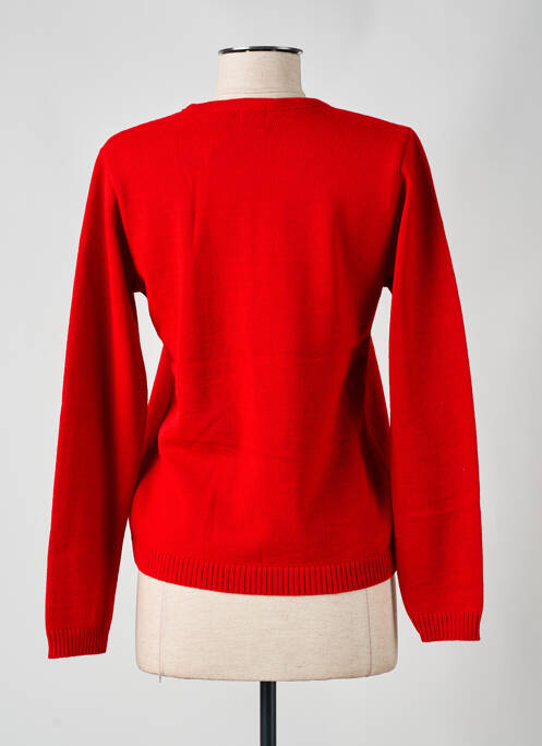 Vestă cu mâneci lungi roșu DUGER femeie