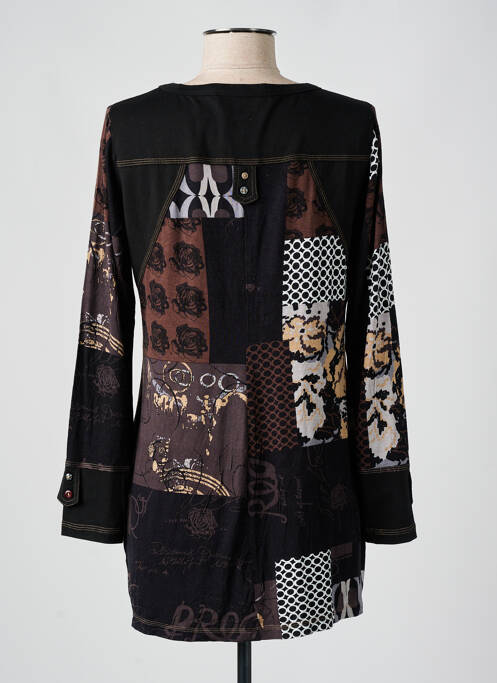 Tunică mâneci lungi negru S.QUISE femeie