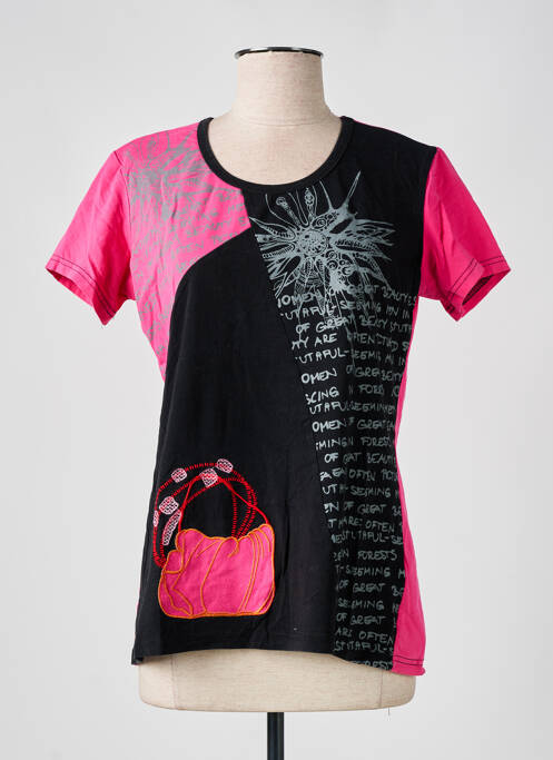 Tricou roz S.QUISE femeie