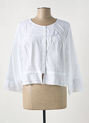 Jachete casual guler rotund alb S.QUISE femeie