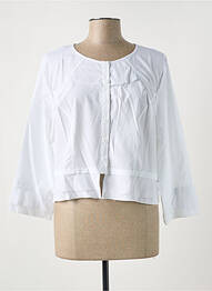 Jachete casual guler rotund alb S.QUISE femme