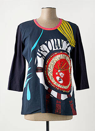 Tricou albastru S.QUISE femeie