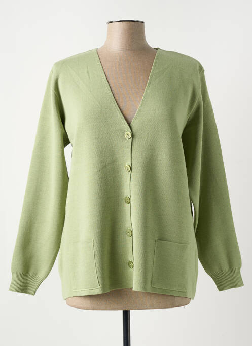 Vestă cu mâneci lungi verde DUGER femeie