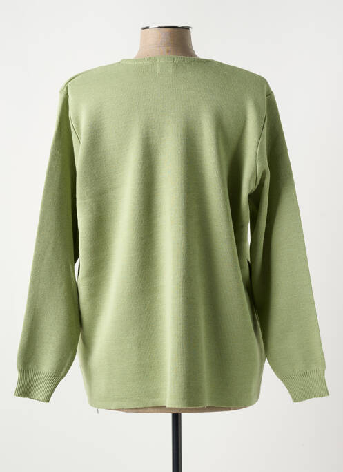 Vestă cu mâneci lungi verde DUGER femeie