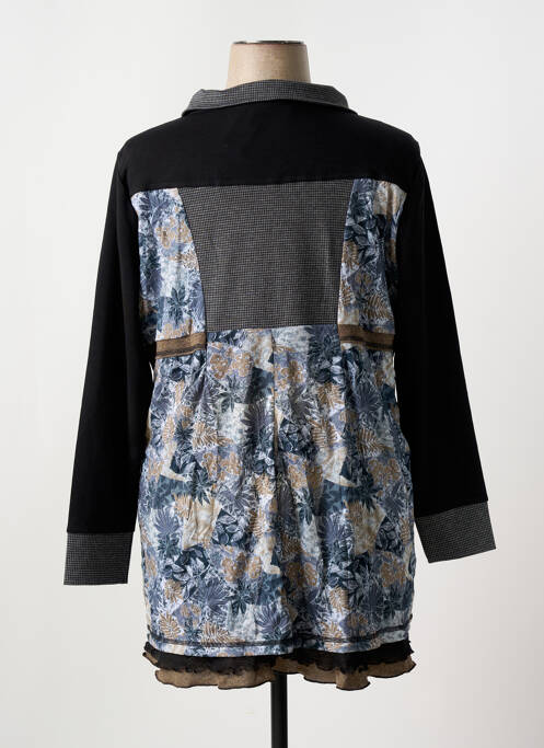 Tunică mâneci lungi negru S.QUISE femeie