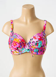Sutien de costum de baie sutien cupe întregi cu decolteu înalt sutien cupe întregi cu decolteu înalt roz PRIMADONNA femme