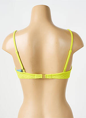 Sutien de costum de baie bretele elastice reglabile sutien balconet cu decolteu înalt galben MARIE JO femeie