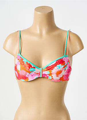 Sutien de costum de baie bretele elastice reglabile sutien balconet cu decolteu înalt portocalie MARIE JO femeie