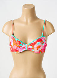 Sutien de costum de baie bretele elastice reglabile sutien balconet cu decolteu înalt portocaliu MARIE JO femme