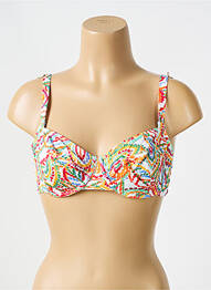 Sutien de costum de baie elasticitate sutien balconet cu decolteu înalt portocaliu EMPREINTE femme